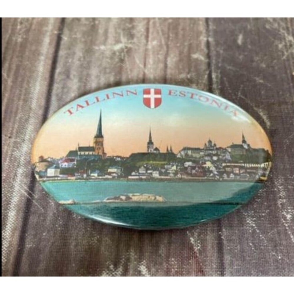 Tallinn Estonia Souvenir Travel Magnet